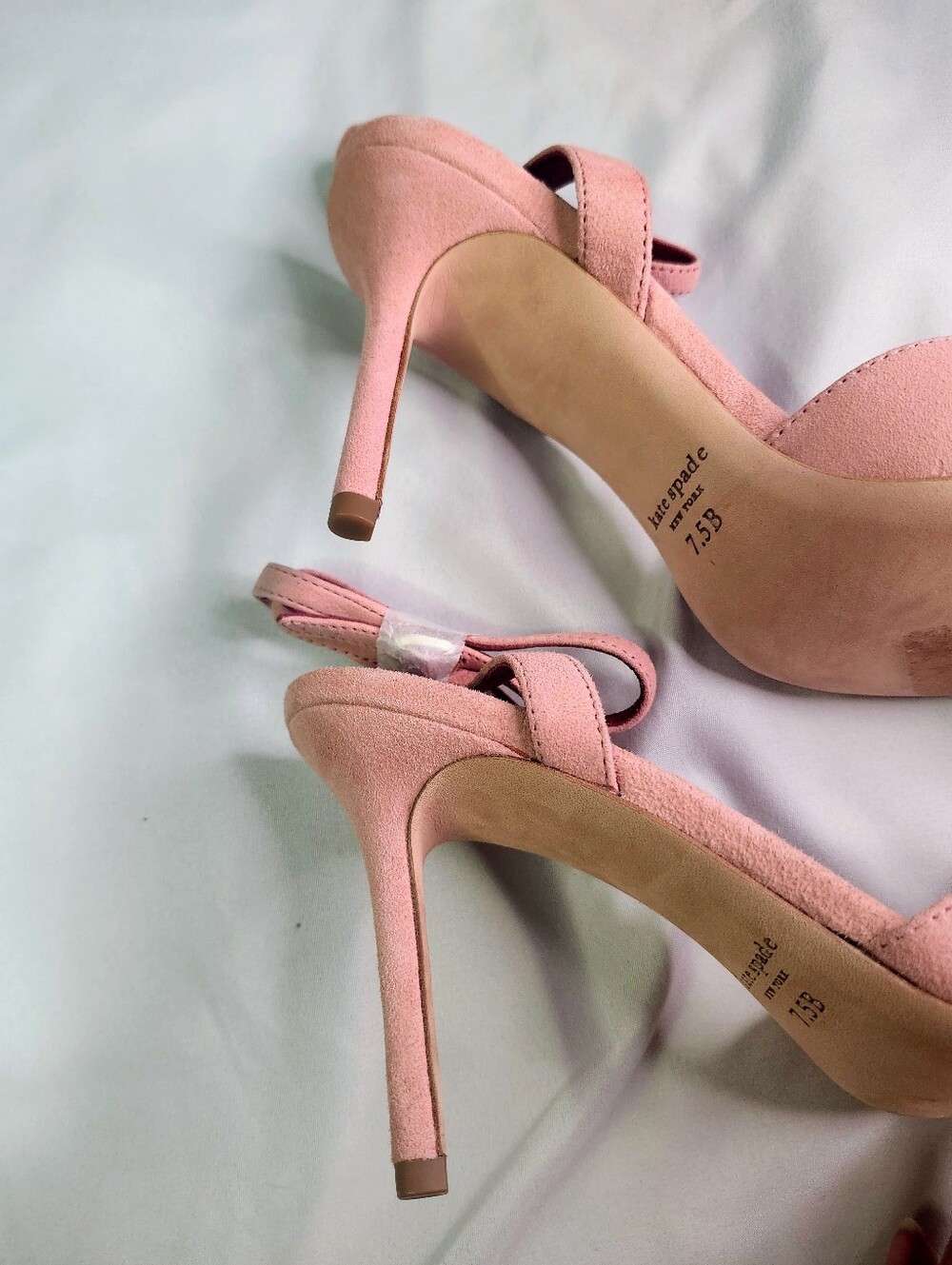 Kate Spade Pink Pom-Pom Pointed Toe Pumps - Picture 7 of 8